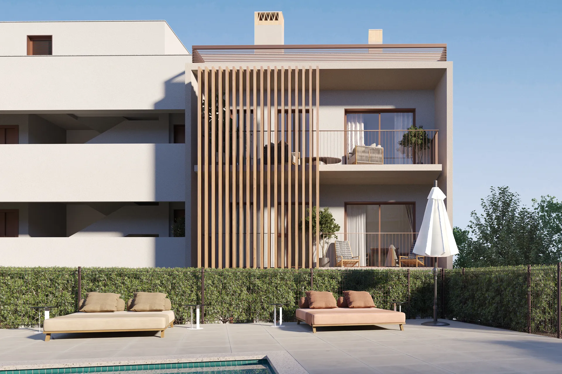 Vallora Living, Exteriores